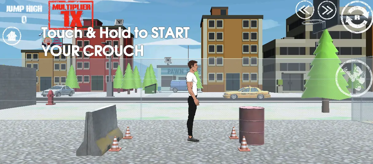 Master incredible backflips and stunts in Wacky Flip Wacky Flip Parkour Stunt - Performing an epic backflip in urban environment